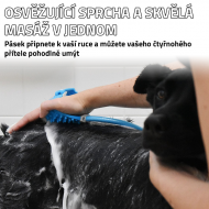 Ruční sprcha pro psy 2v1