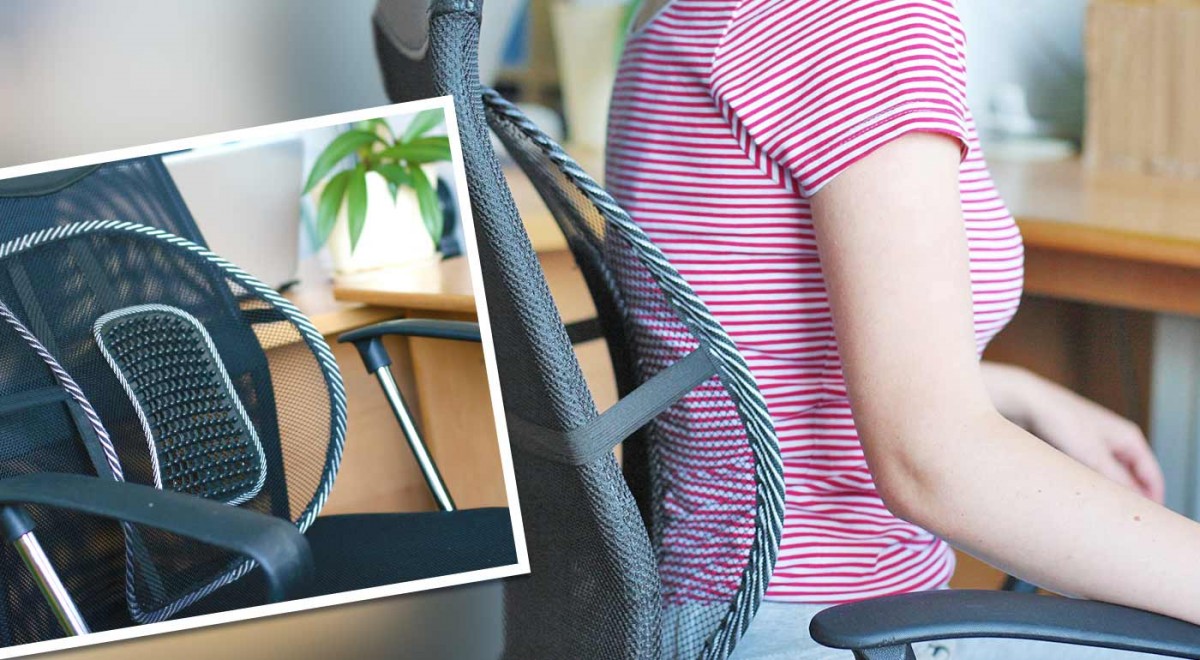 Masážní ergonomická opěrka zad Masážní ergonomická opěrka zad